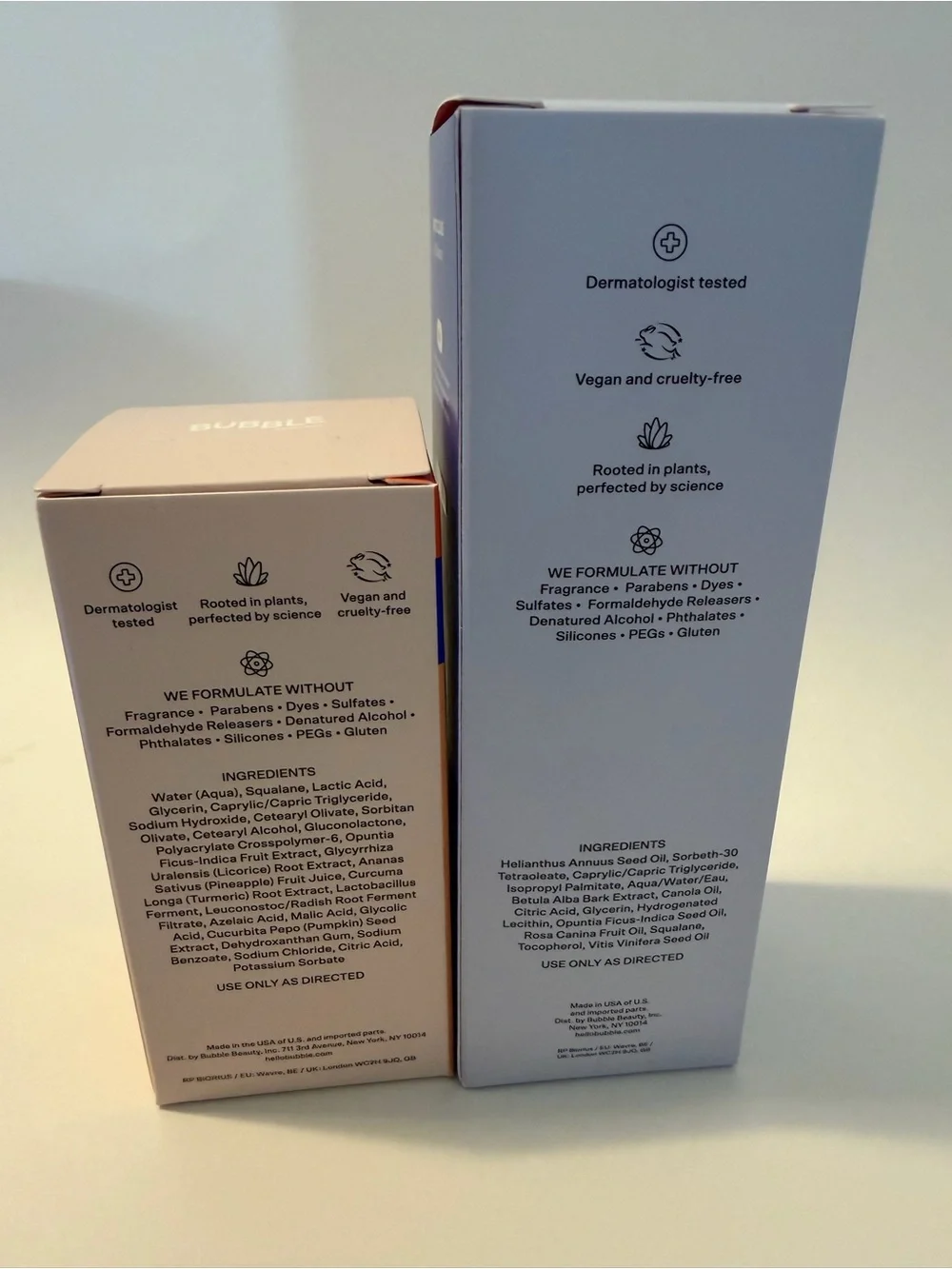 Bubble Oil cleanser and toner